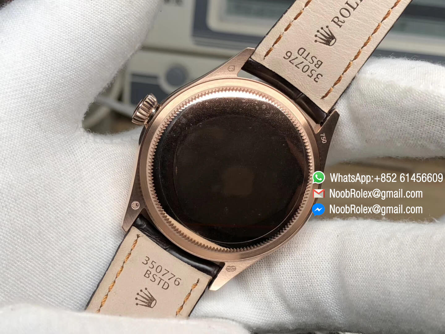 Cellini Moonphase Display Wristwatch Rose Gold Case 39mm White Dial Manual winding Movement Top Clone Quality 08