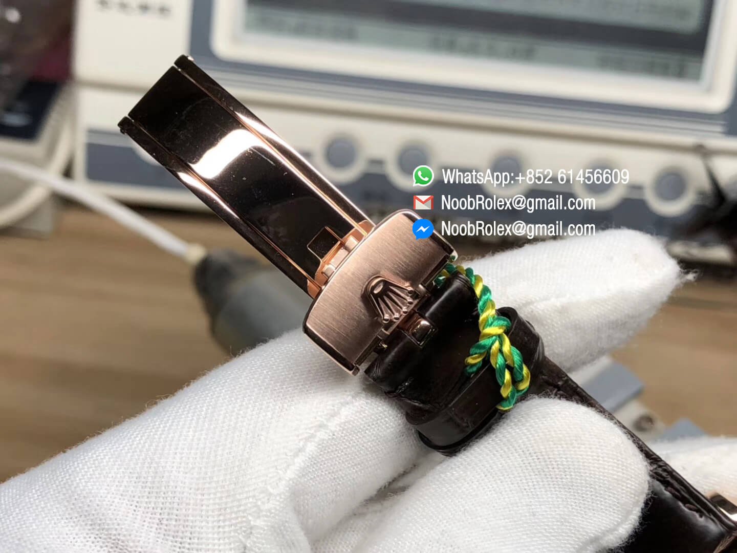 Cellini Moonphase Display Wristwatch Rose Gold Case 39mm White Dial Manual winding Movement Top Clone Quality 09