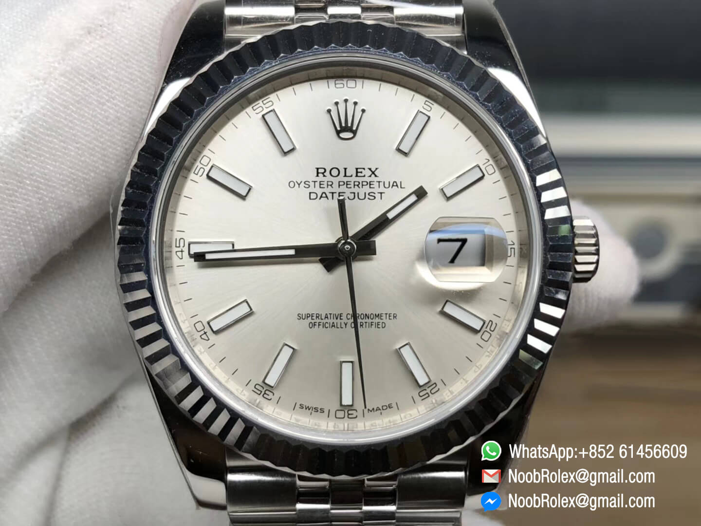 Datejust | 126334 | 41mm | 904L Steel | White Dial | Jubilee Bracelet ...