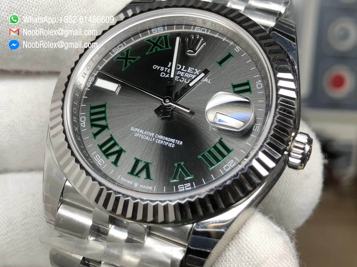datejust 41 gray dial