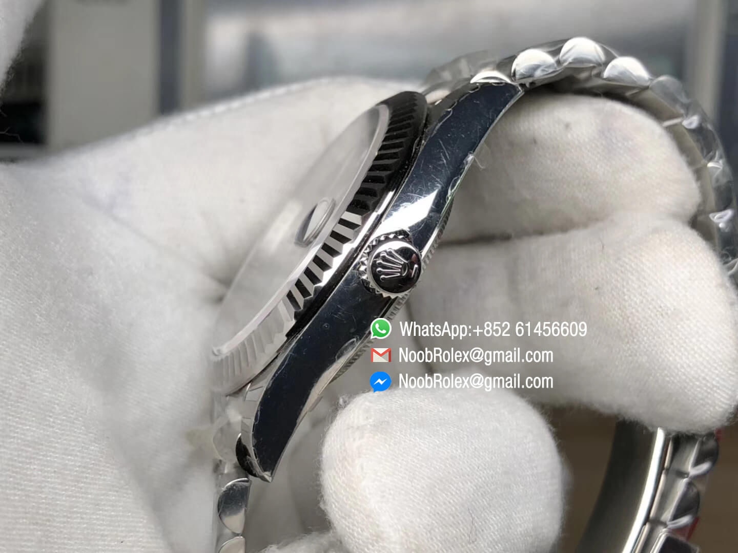 DateJust 41 126334 Clone Watch 904L Steel Case Gray Dial Roman Markers on Jubilee Bracelet A2824 RZ Factory Best Edition 06