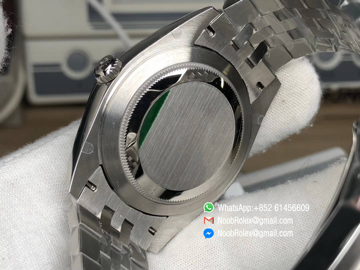 DateJust 41 126334 Fluted Bezel Gray Dial Diamonds Markers on Stainless Steel Case Jubilee Bracelet A3235 Noob Top Fake Quality 08