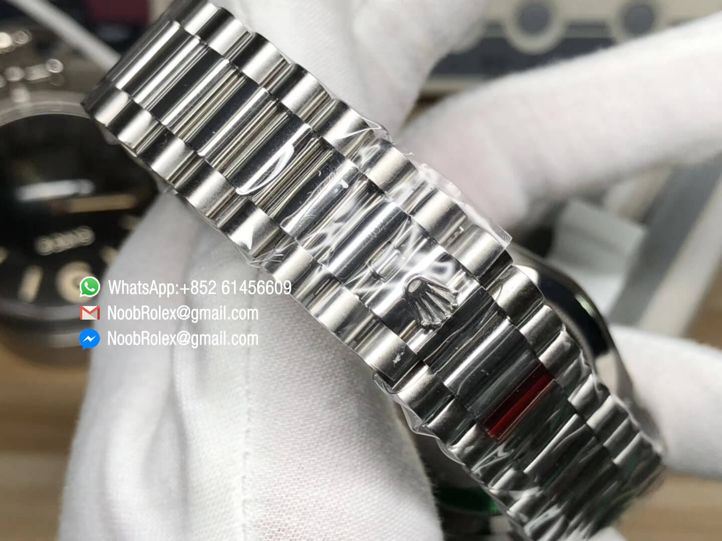 Day Date 40 228239 316L Stainless Steel Case Silver Dial Roman Markers on President Bracelet A3255 Movement Noob Best Edition 09