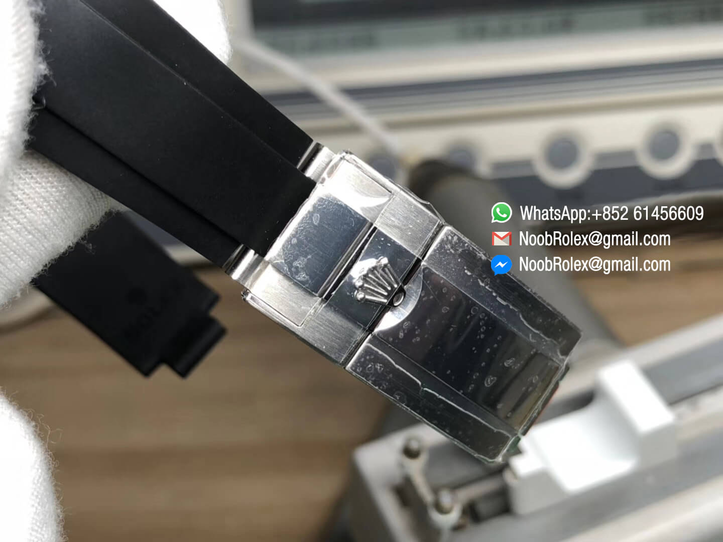 Daytona 116519 Noob Top Clone Level Best Edition SA4130 Movement 904L Stainless Steel Case GrayBlack Dial on Black Rubber Strap 09