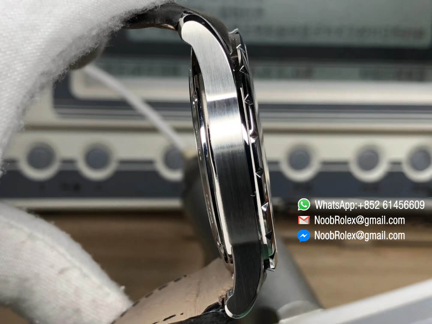 Excalibur 42mm Dbex0050 Stainless Steel Gray Dial on Gray Leather Strap A830 with Micro Rotor RD Factory Top Clone Watch 04