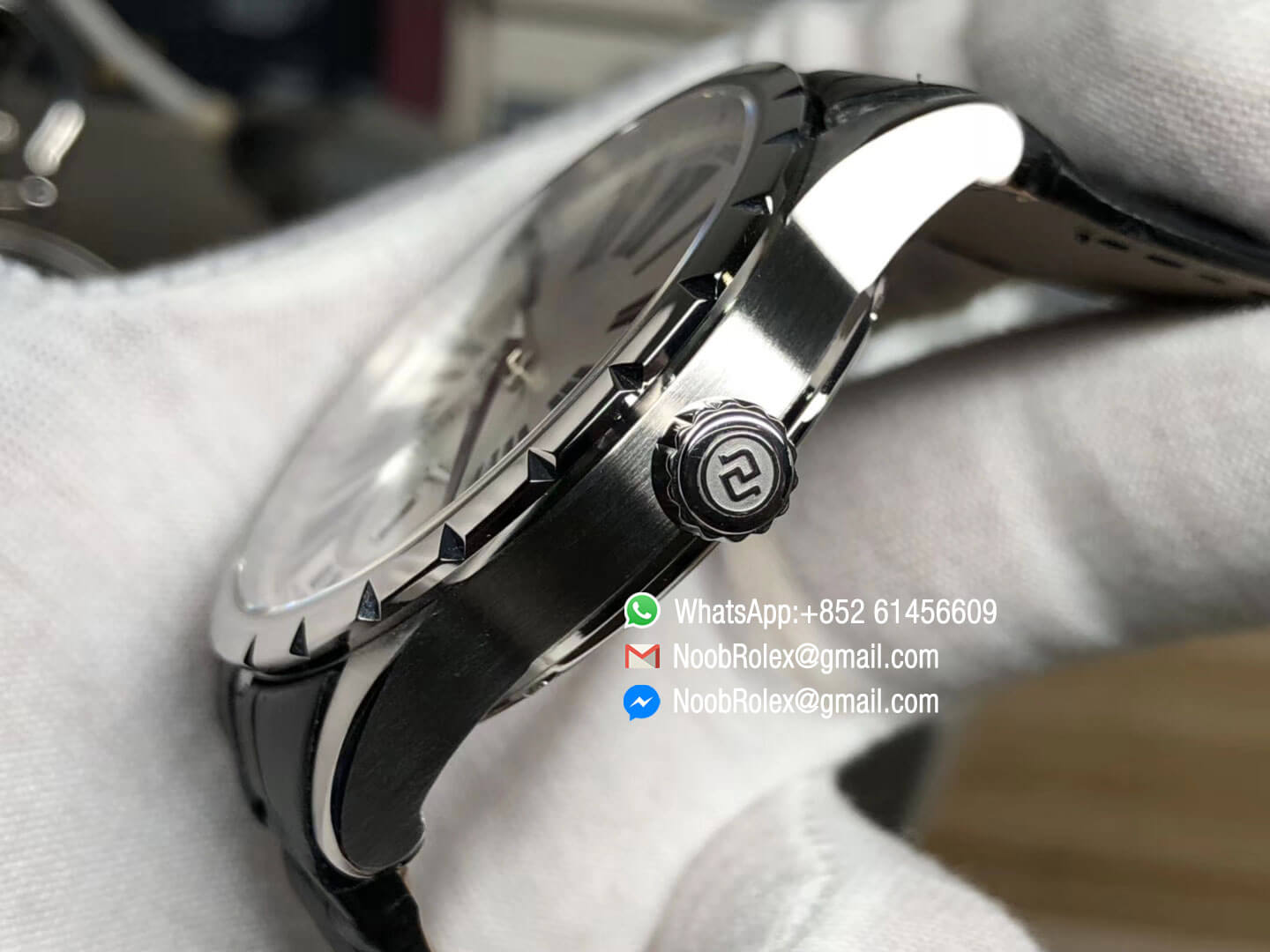 Excalibur 42mm Horloger Genevois Dbex0536 SS Silver Dial on Black Leather Strap A830 RDF Best Edition Top Rep Watch 07