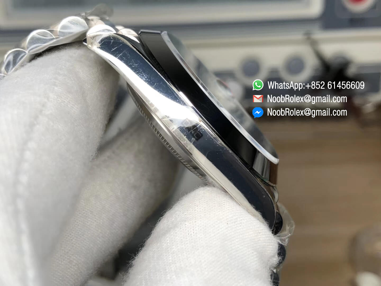 Oyster Perpetual Day Date 40 228239 Steel Case Ice Blue with Diagonal Motif Dial Asian Clone Calibre 3255 Movement President Bracelet 04