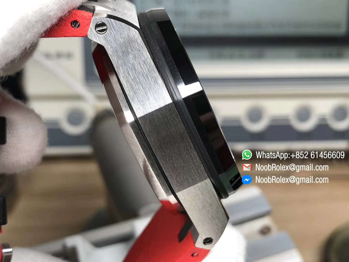 Royal Oak Offshore 26470SO 2018 SIHH Dark Knight Theme Black Dial Black Red Rubber Strap Chrono A3126 JF Best Edition 04