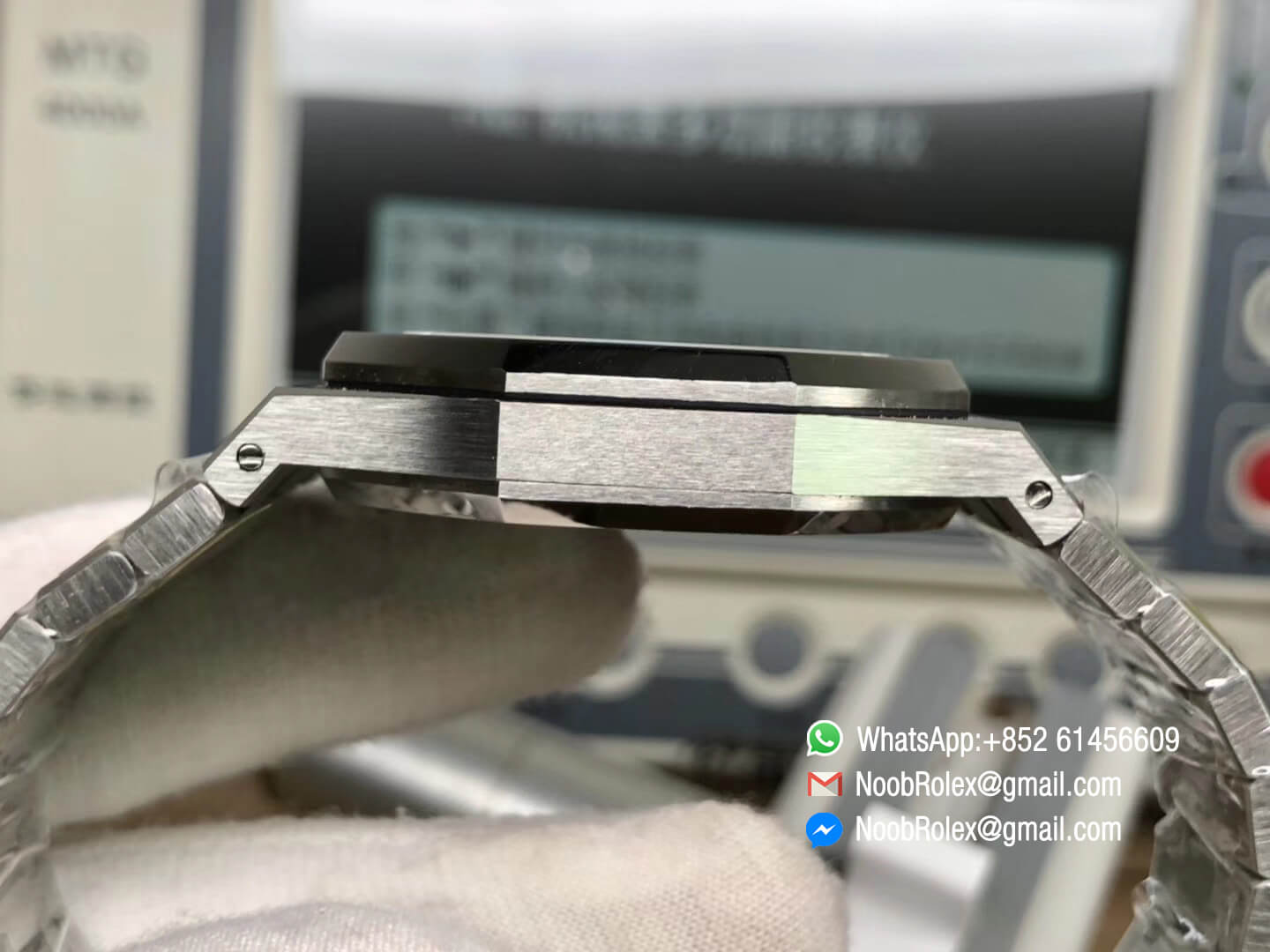 Royal Oak Tourbillon Extra thin Stainless Steel Case Gray Textured Dial Hand winding Movement on Steel Bracelet JF Top Clone Best Edition 04