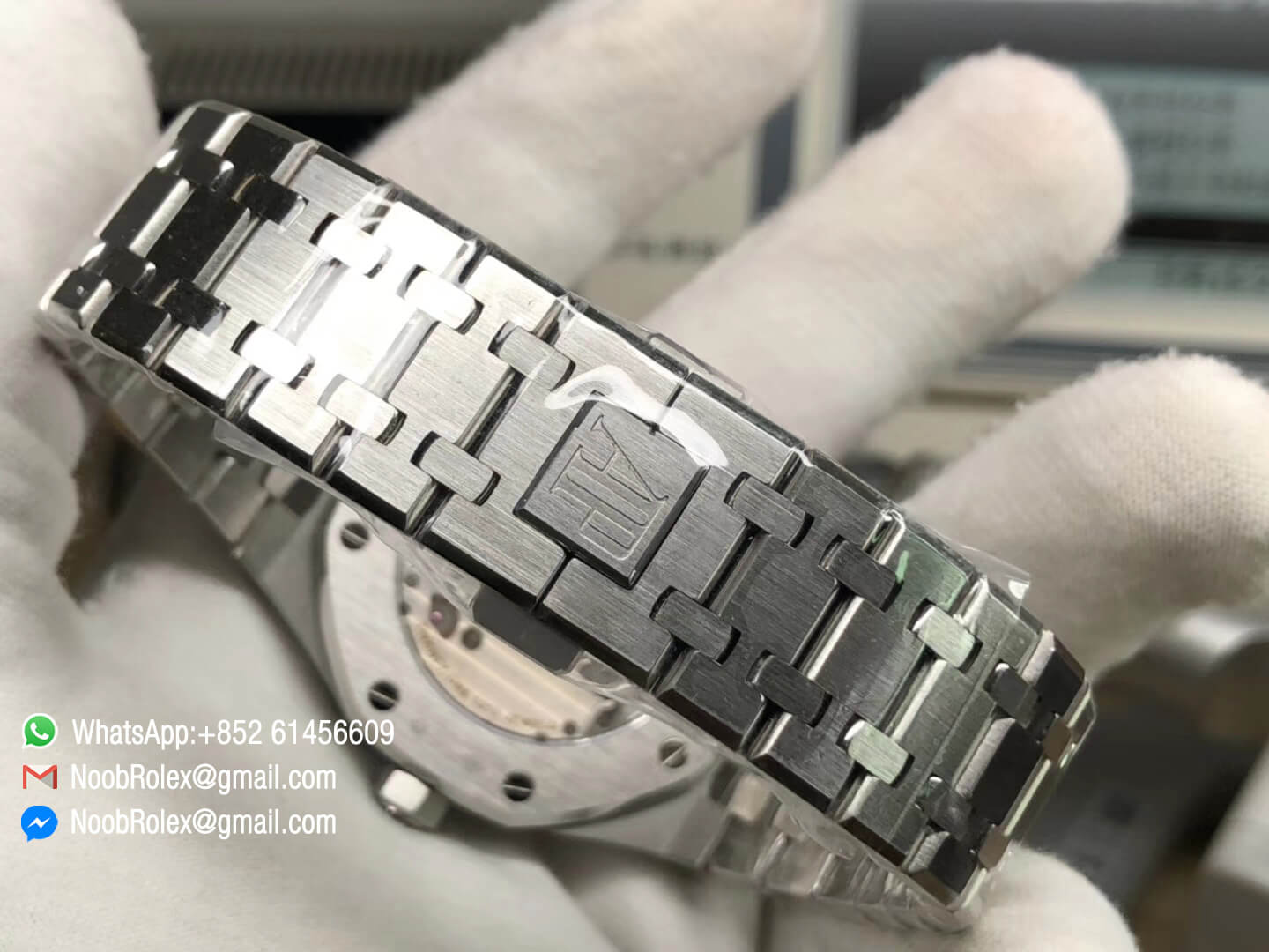 Royal Oak Tourbillon Extra thin Stainless Steel Case Gray Textured Dial Hand winding Movement on Steel Bracelet JF Top Clone Best Edition 09