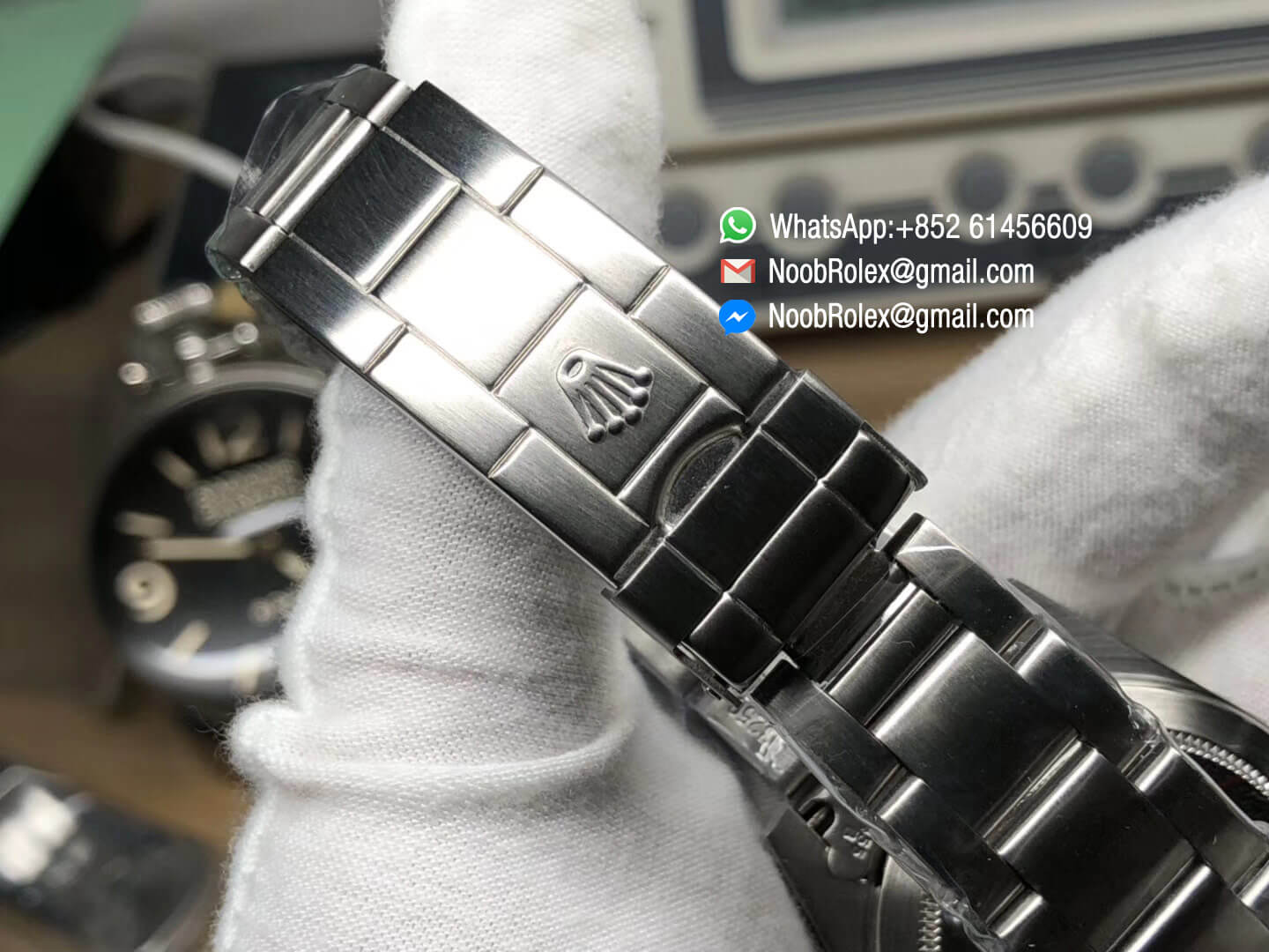 Vintage Submariner No Date Stainless Steel Black Dial Bracelet Plexi Plastic Crystal on Asian 2836 Movement 09