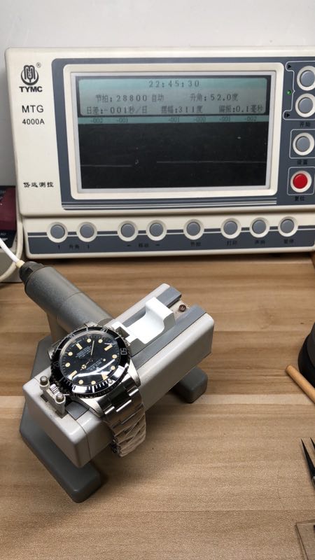 Vintage Submariner No Date Stainless Steel Black Dial Bracelet Plexi Plastic Crystal on Asian 2836 Movement 10