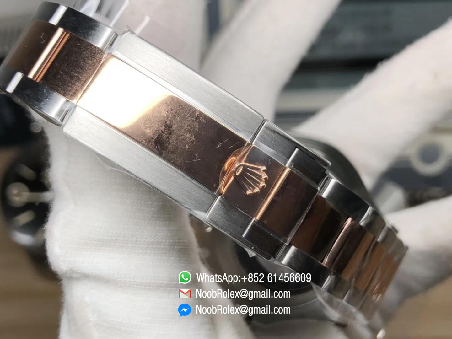 Yacht Master 116621 Rose Gold Wrapped Bezel Brown Dial Steel and Rose Gold Bracelet SA3135 GMF Best Edition Top Quality Rep Wristwatch 09