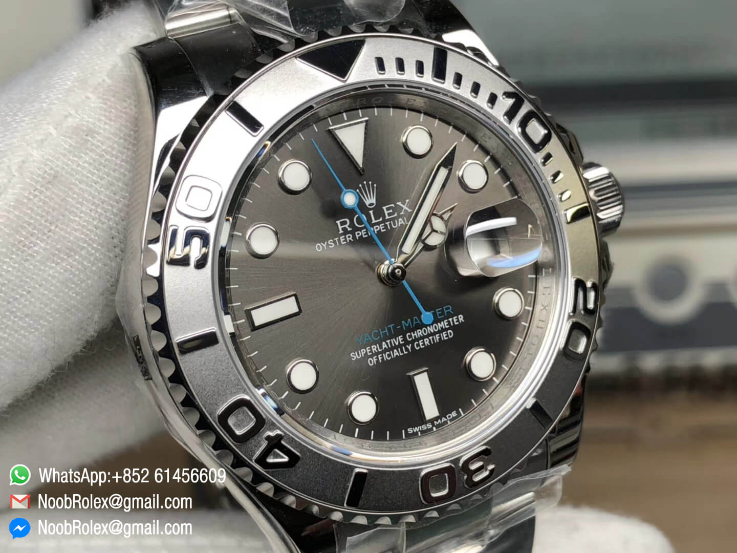 Noob Watch | Yacht-Master | 116622 | Dark Rhodium Dial 