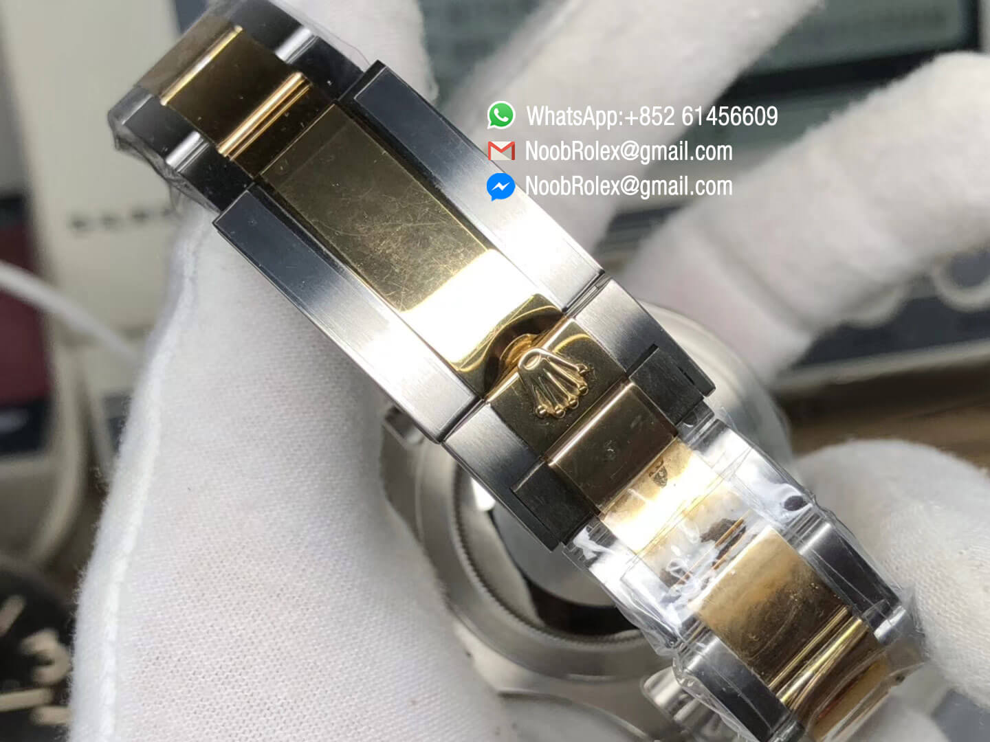 Yacht Master 16623 JF Best Edition White Dial on Steel Yellow Gold Two Tone Bracelet Asian 2836 Movement 09