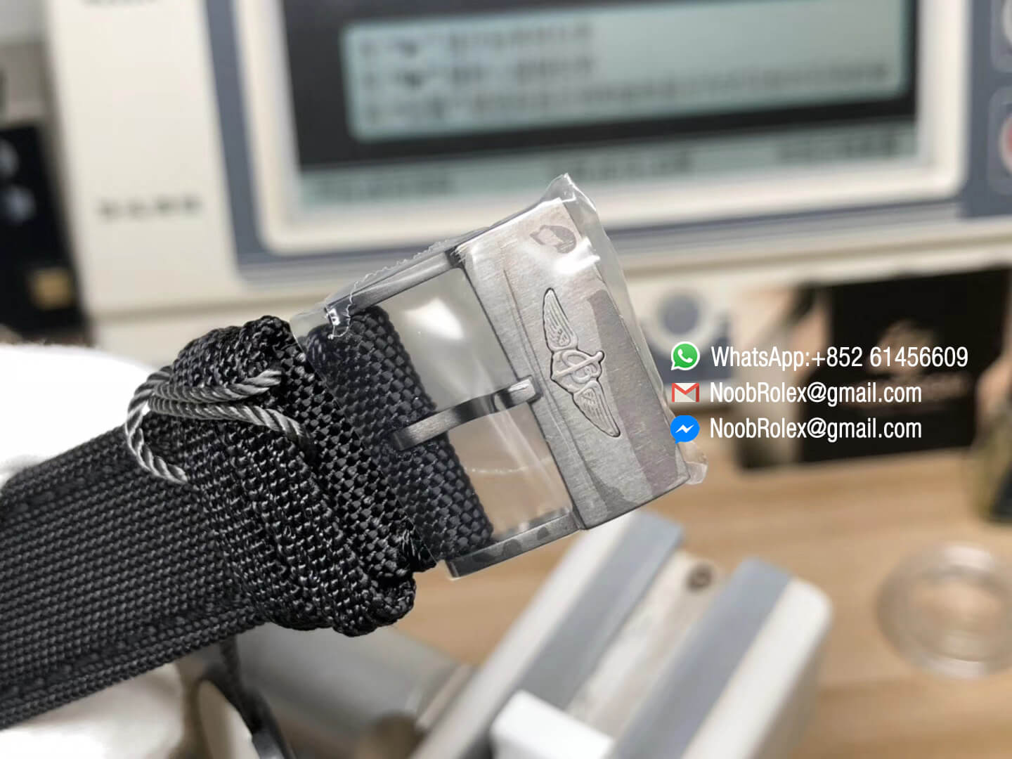 Avenger BlackBird 44mm DLC Titanium Case Black Dial on Gray Nylon Strap Asian Clone 2824 ZF Best Quality 08