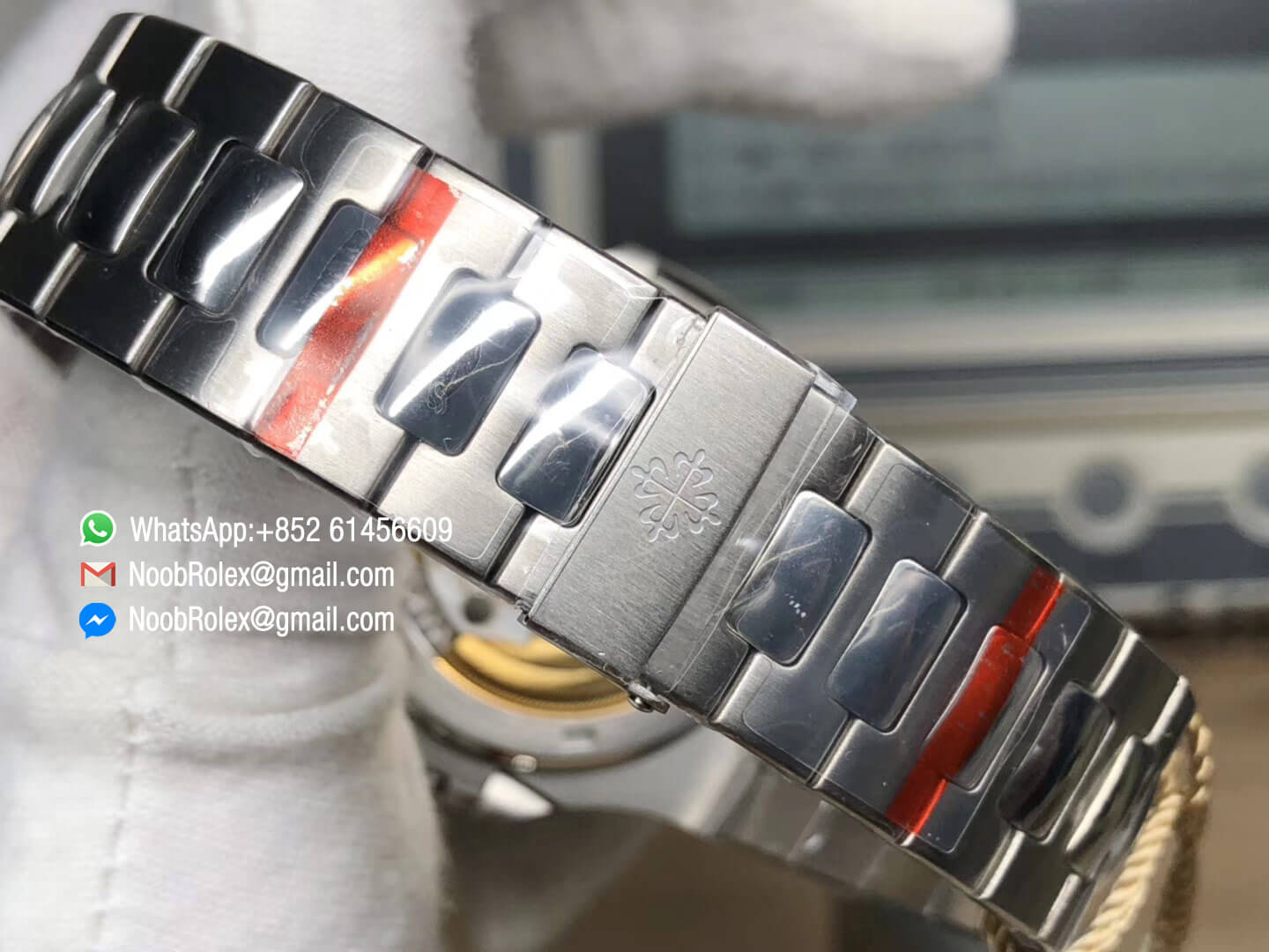 Nautilus Jumbo 5711 Stainless Steel Case Bracelet Blue Dial on A324 Clone 2018 MKS Best Edition V5 08