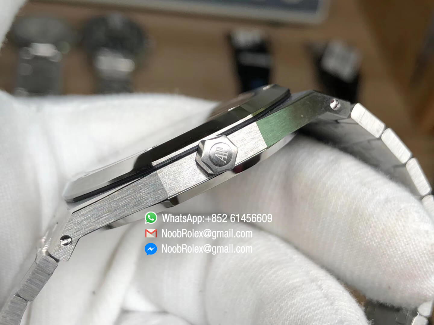 Royal Oak Jumbo Extra Thin 39mm 15202 Steel Case XF Factory Edition Blue Textured Dial on Steel Bracelet A2121 07