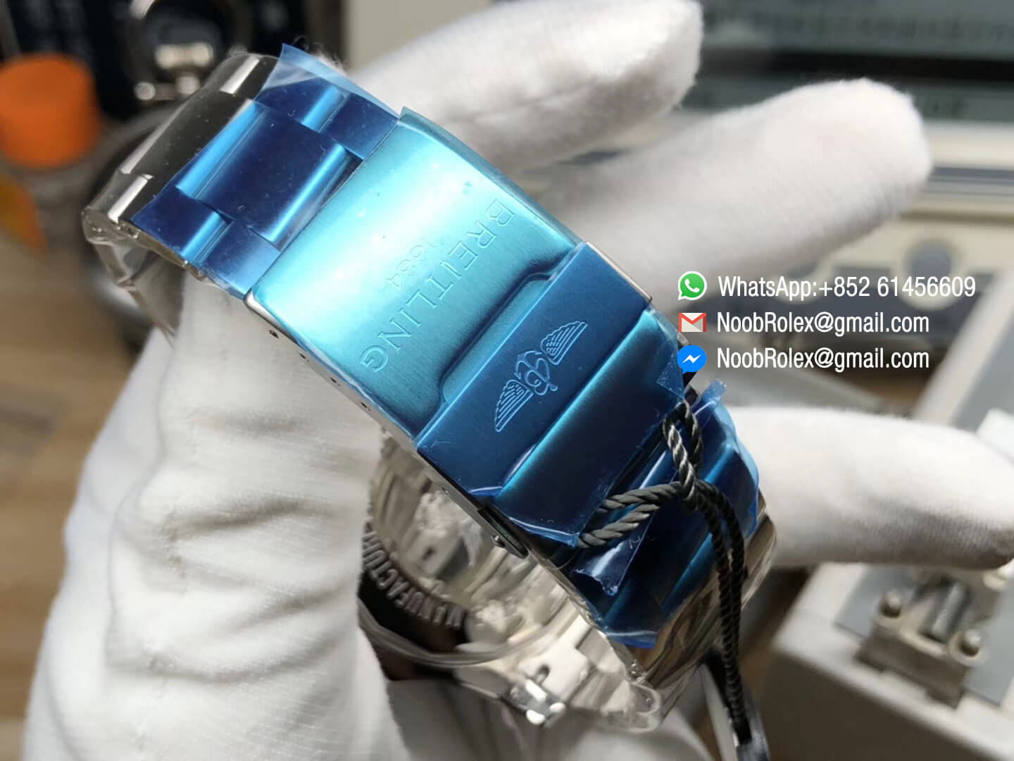 Superocean 44mm Special Edition Stainless Steel Case Ceramic Bezel GF Best Edition Replica Black Dial on Steel Bracelet A2824 09