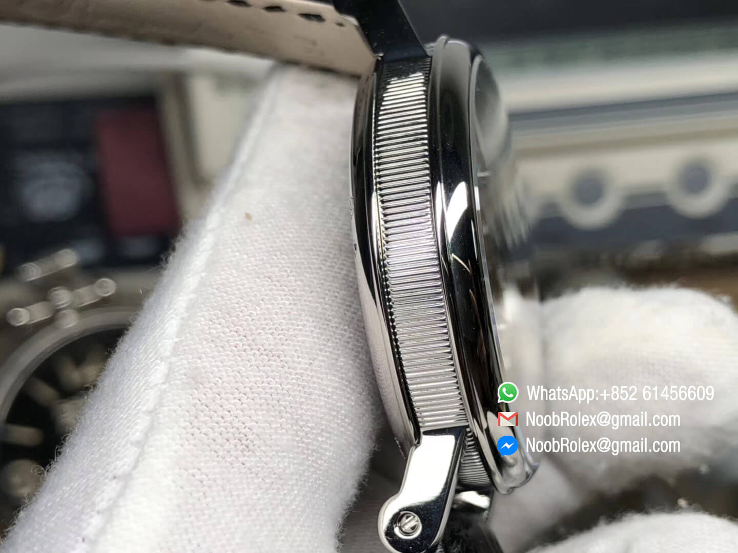 Tradition 7057BB G9 9W6 Steel Case Black Skeleton Dial On Black Leather Strap A507 Super Clone Quality Best Edition 07