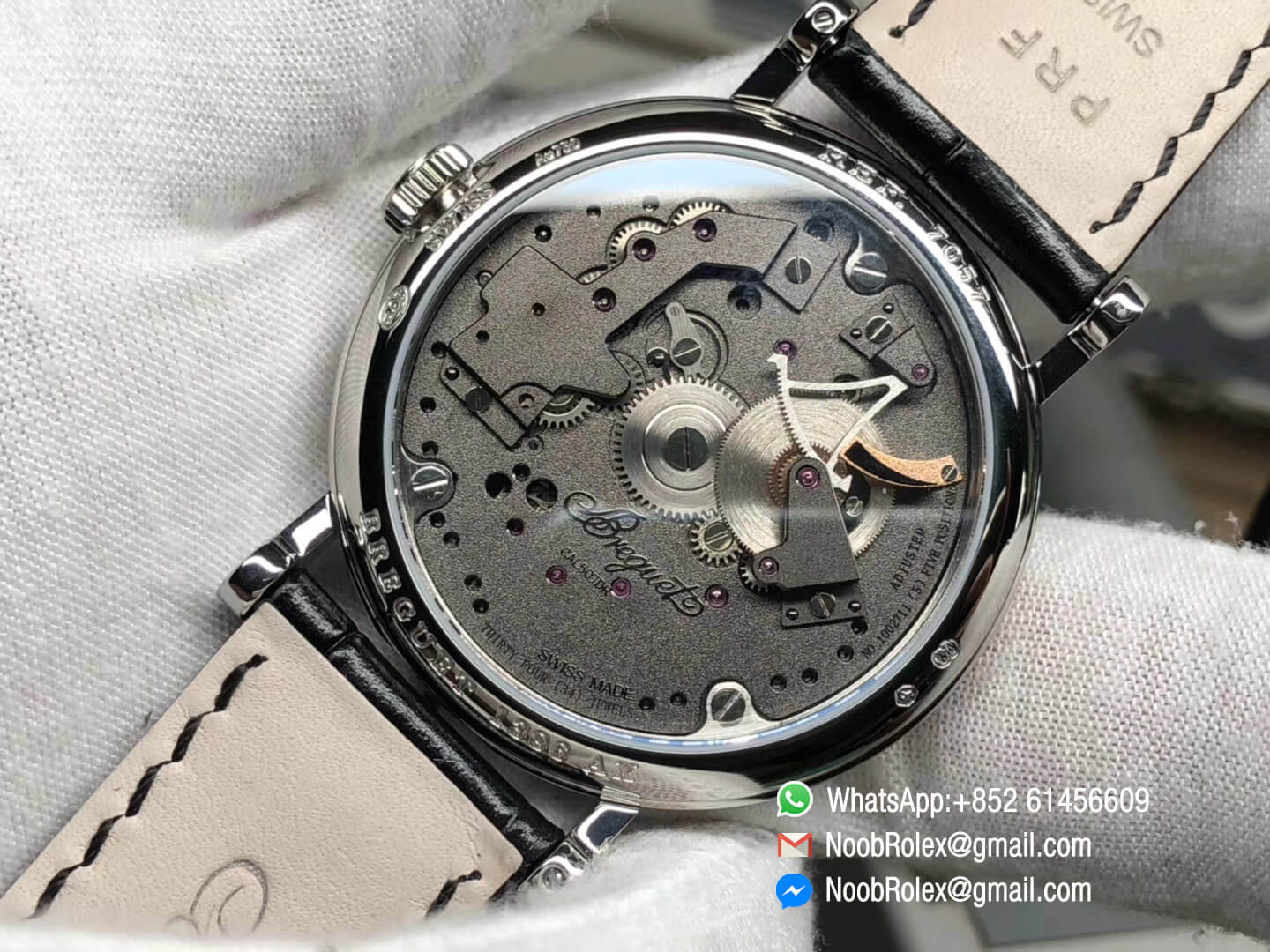 Tradition 7057BB G9 9W6 Steel Case Black Skeleton Dial On Black Leather Strap A507 Super Clone Quality Best Edition 08