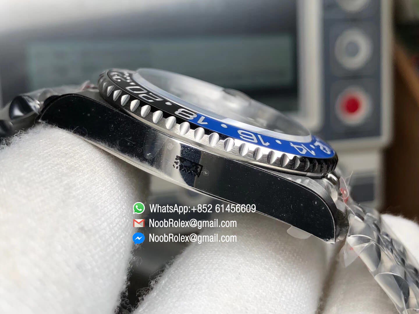 GMT Master II 126710BLNR Real Ceramic 904L Steel Case Bracelet GMF Best Edition A3285 with Correct Hand Stack 04