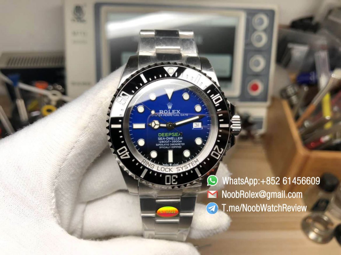 Noob V10 Sea Dweller 126660 DSSD DeepSea Sea Dweller 2019 New D Blue Dial with Crown Logo 904L Steel Case and Bracelet SA3235 01