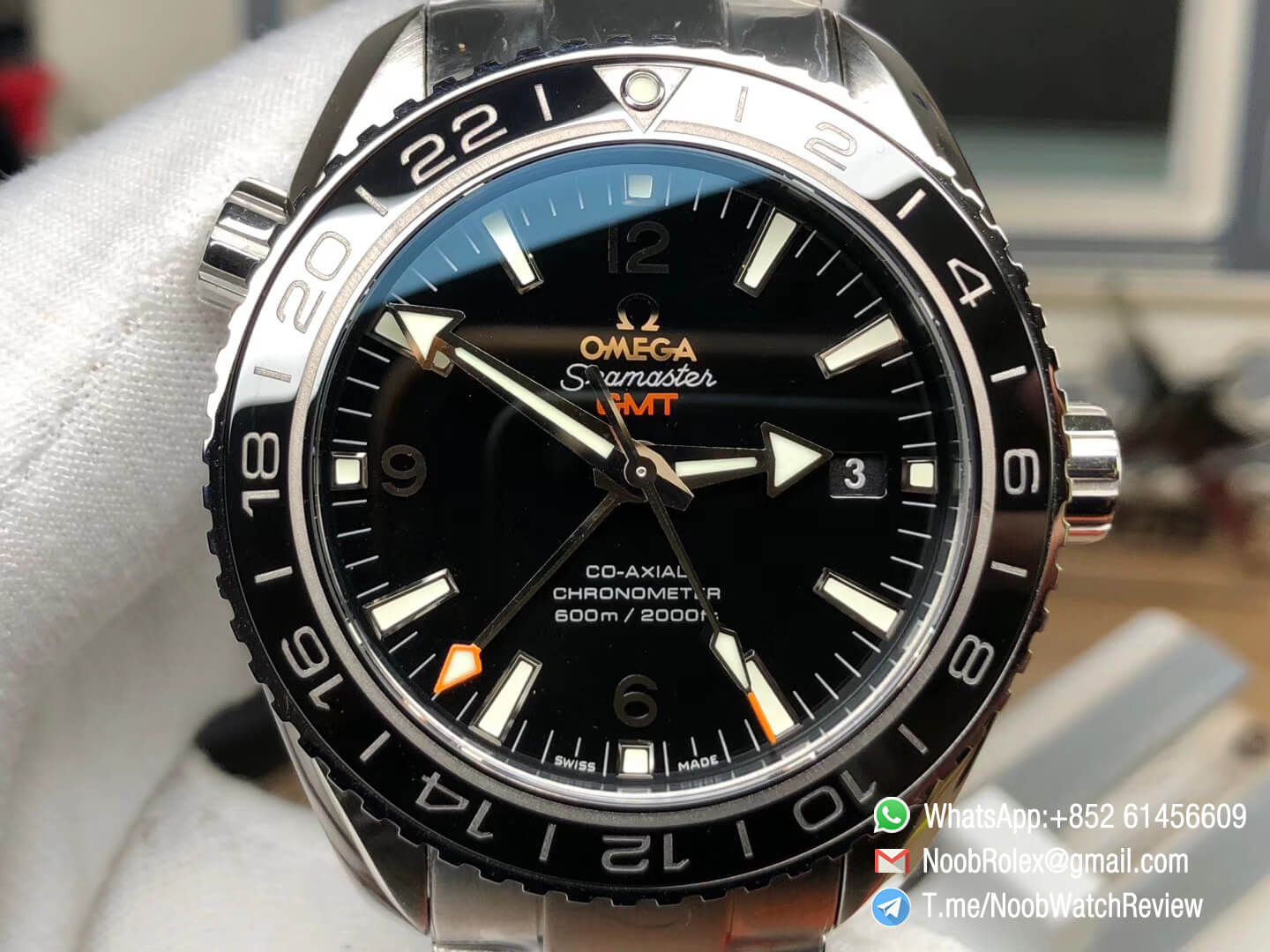VSF Seamaster Planet Ocean 600M Co-Axial 43.5mm GMT Silver