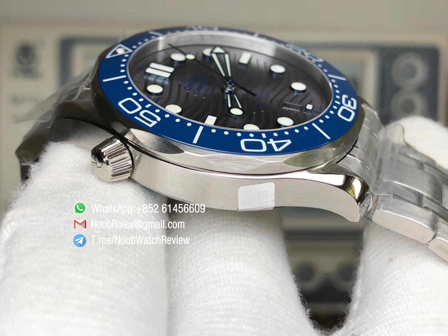 VS Factory 2018 Omega Seamaster Diver 300m Co Axial Series Steel Case Bracelet Grey Wave Textured Dial Asia Clone A8800 Movement 04