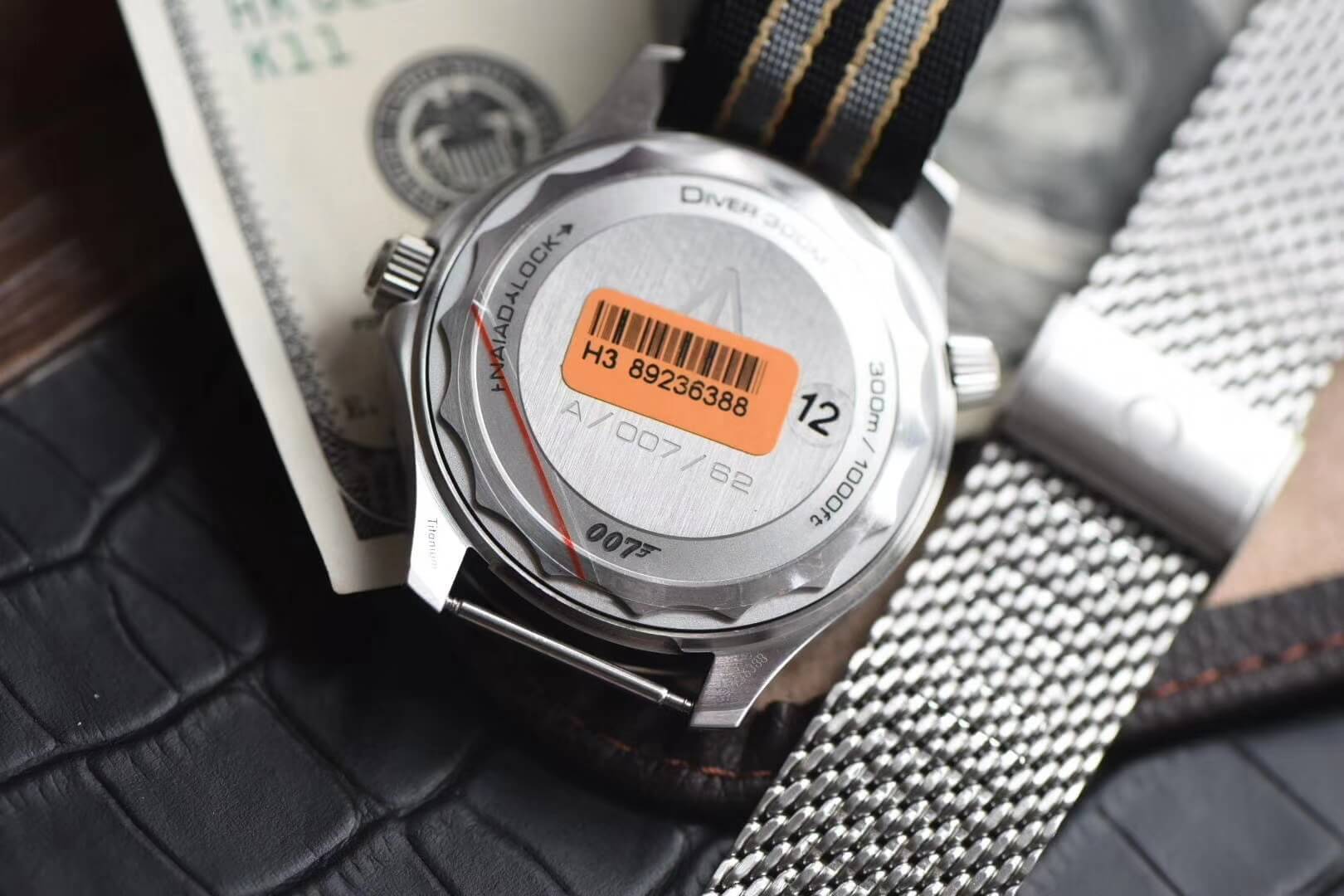 VS Factory High Clone Omega Seamster Diver 300M James Bond 007 No Time to Die Limited Edition on Nato Strap A8806 06 0