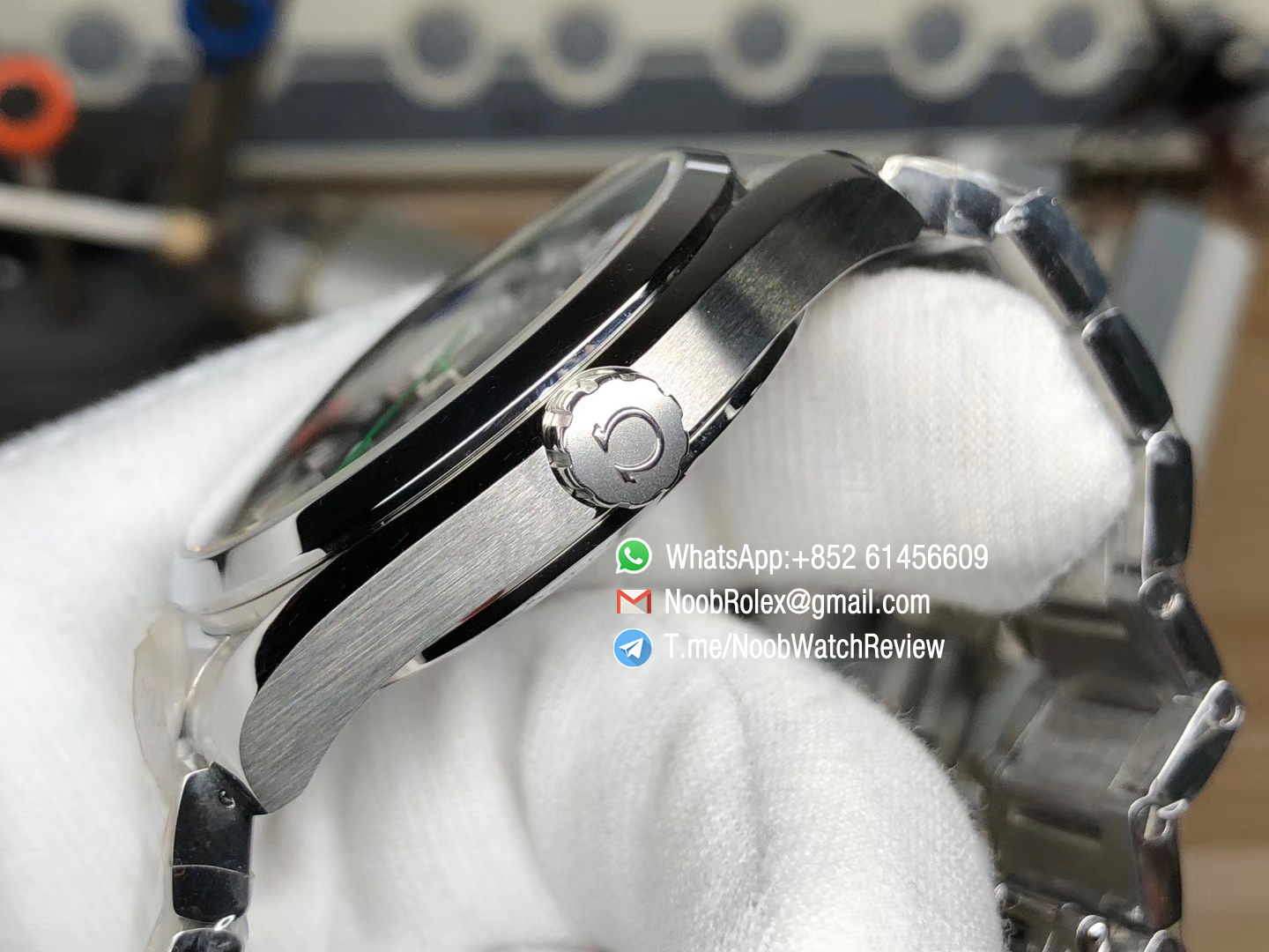 VS Factory Seamaster Aqua Terra 41mm 150m Black Dial Green Seconds Needle Steel Case Asia Clone 8500 Calibre 06