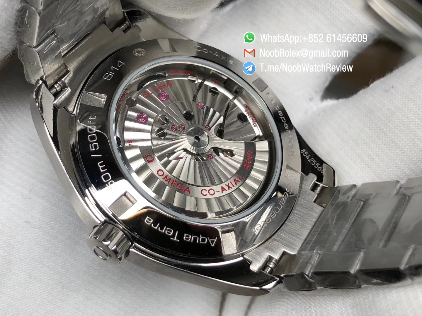 VS Factory Seamaster Aqua Terra 41mm 150m Black Dial Green Seconds Needle Steel Case Asia Clone 8500 Calibre 07