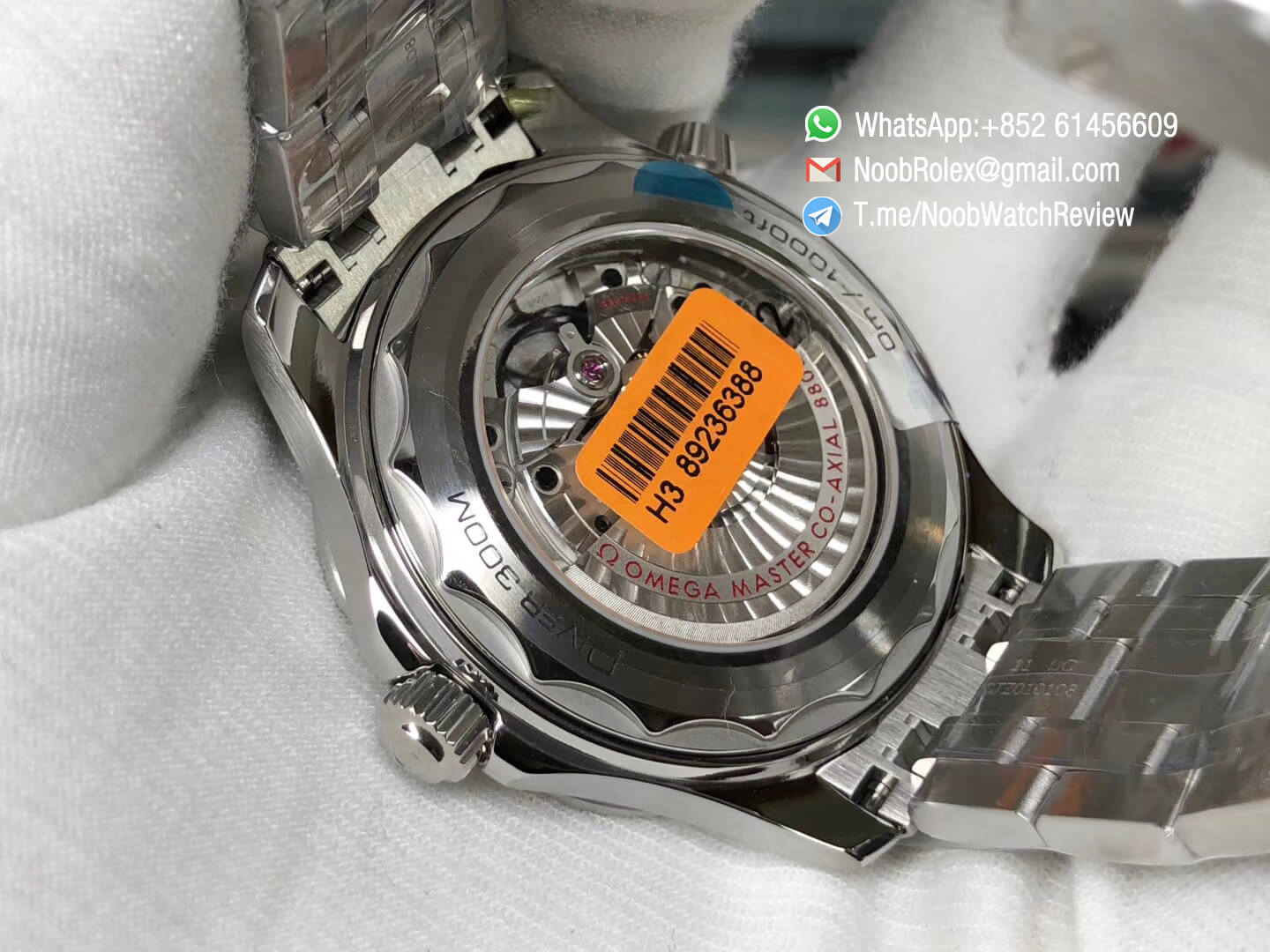 VSF 2019 Omega Seamaster Diver 300M Stell Case Bracelet Black Bezel White Wave Textured Dial Super Clone Asian 8800 Movement 07