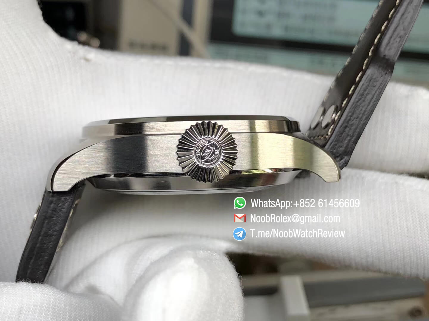 ZF Top Quality IWC Big Pilot Power Reserve IW500916 2016 Le Petit Prince Edition Blue Dial on Brown Leather Strap A51111 06