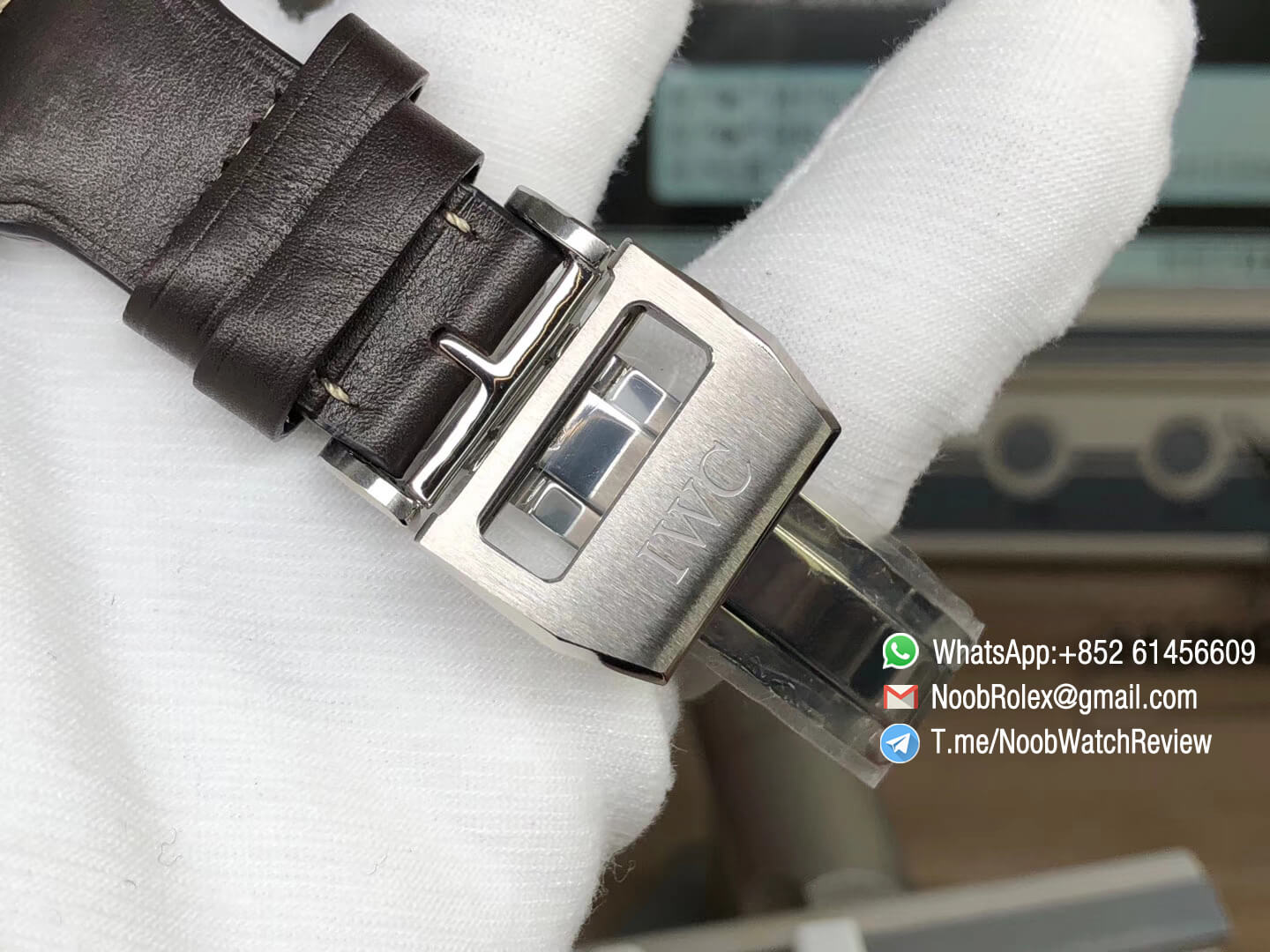 ZF Top Quality IWC Big Pilot Power Reserve IW500916 2016 Le Petit Prince Edition Blue Dial on Brown Leather Strap A51111 09