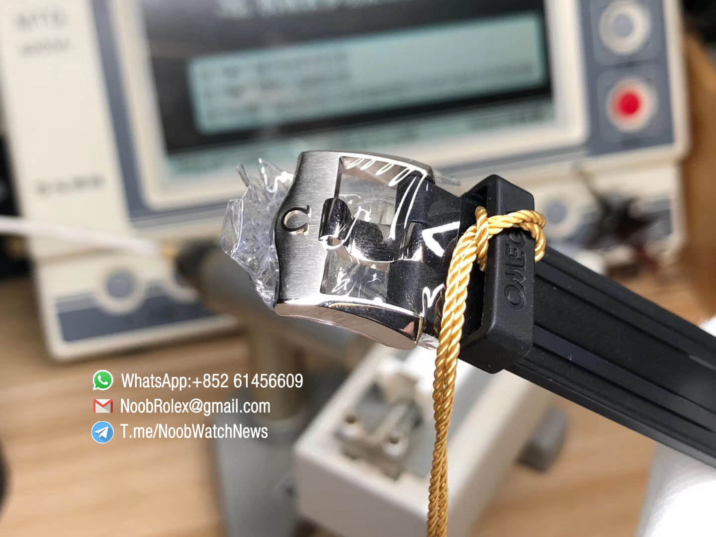 VS Factory 2018 Seamaster Diver 300M Steel Case Rose Gold Bezel Black with Wave Textured diaon Black Rubber Strap A8800 08