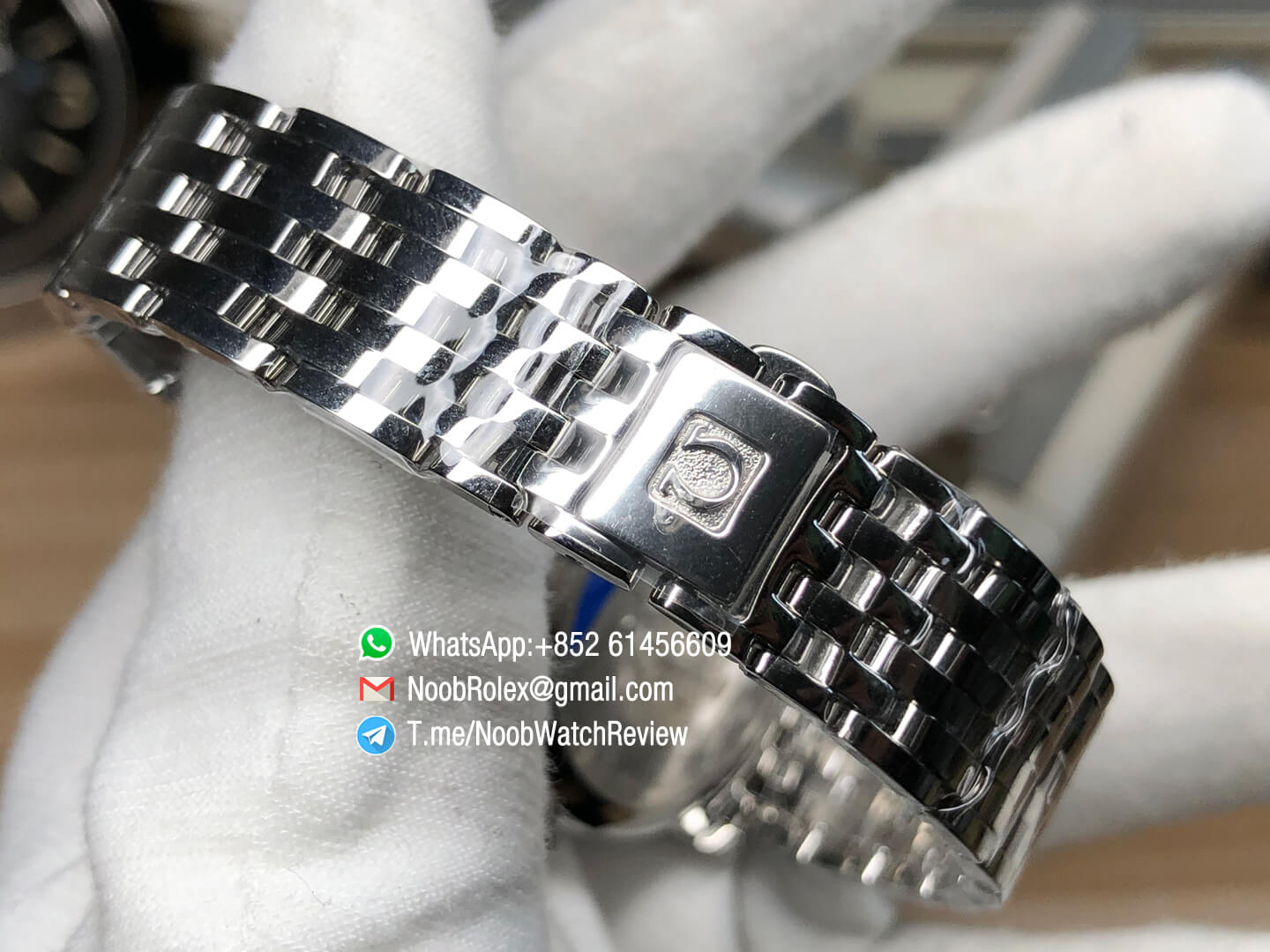 MKS Top Replica De Ville Prestige Co Axial Ladies watch Orbis Stainless Steel Case MOP Dial with Diamonds and Date Automatic 08