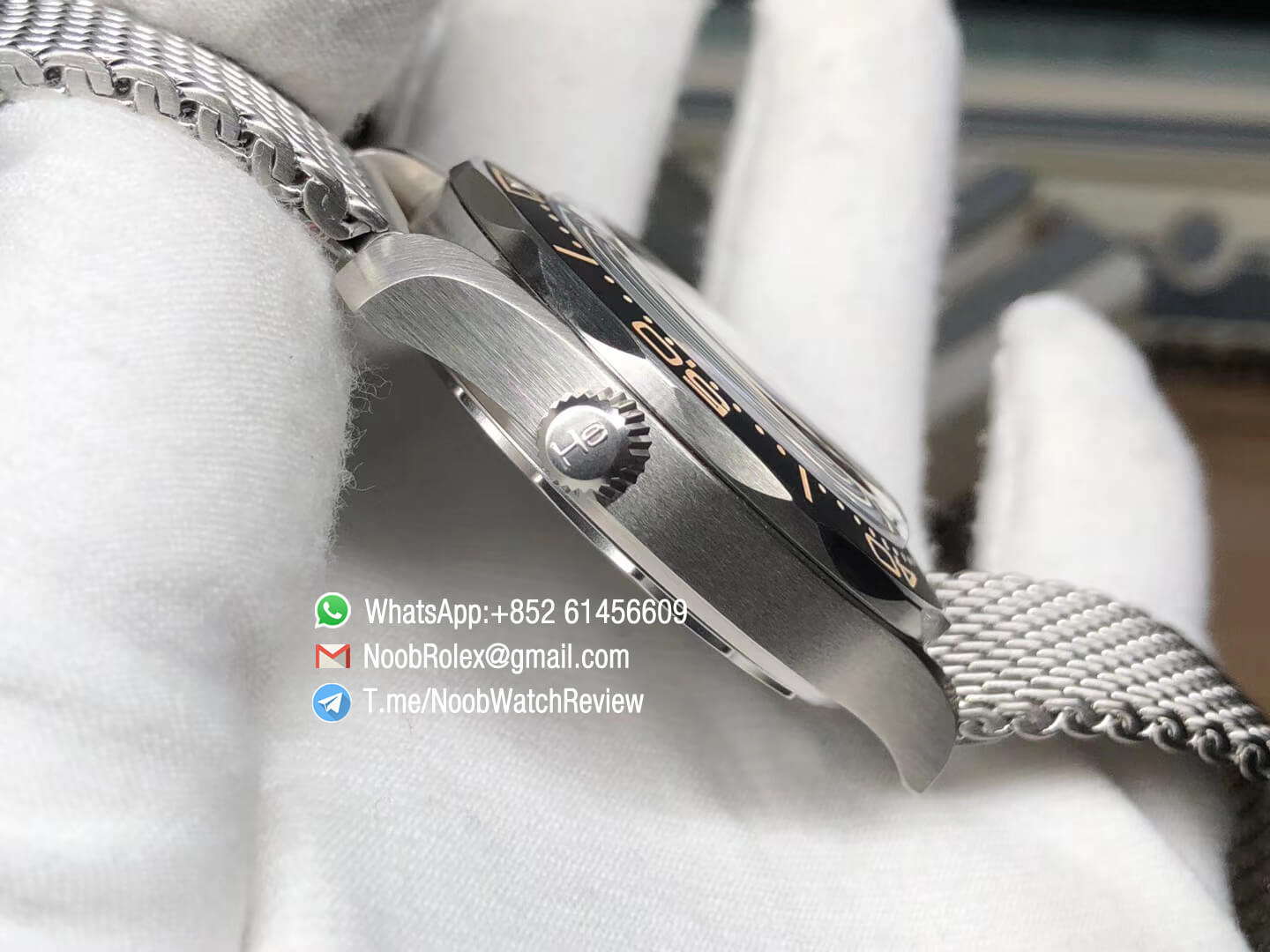 VS Factory Top Quality Omega Seamster Diver 300M James Bond 007 No Time to Die Titanium Case on Stainless Steel Mesh Bracelet A8806 06