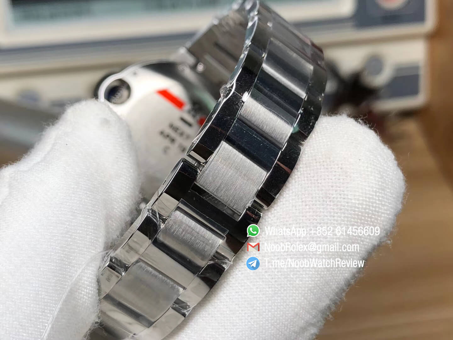 AF High Quality Rep Ballon Bleu De Cartier W6920100 33mm Swiss ETA 2671 Automatic Pink Textured Dial on Steel Case Bracelet 08