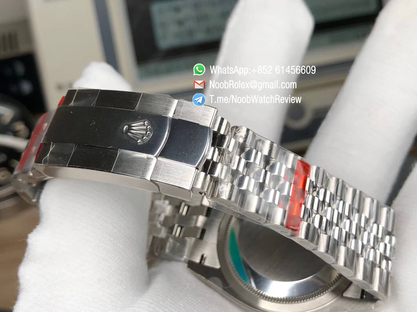 GMF Best Replica DateJust 36 126234 Steel Case 904L Steel Silver Dial Stick Markers on Jubilee Bracelet SA3235 09