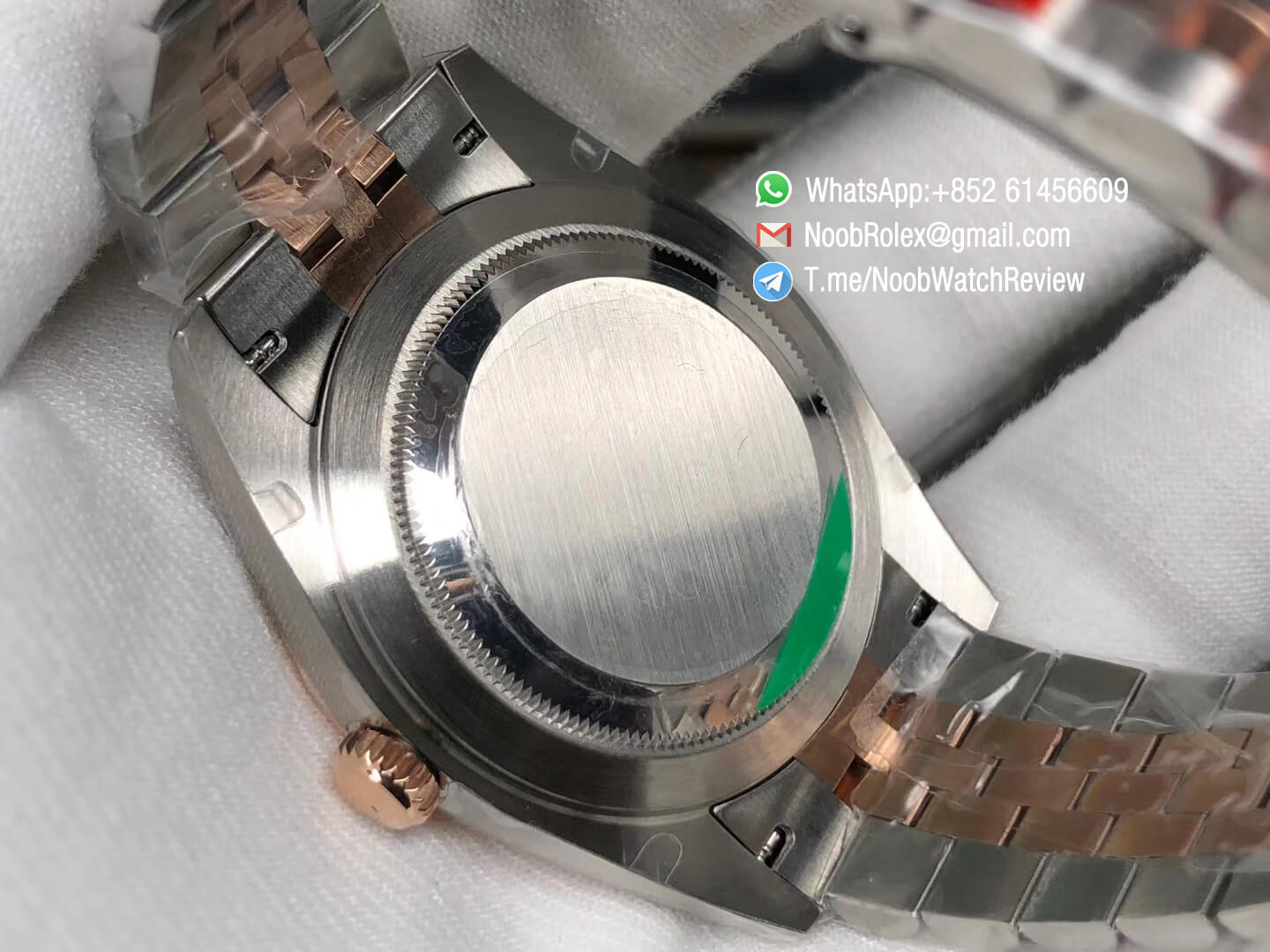 GMF Sup Rep Rolex DateJust 126331 41mm 904L Steel Case Wrapped Rose Gold Gray Dial Stick Marker On Two Tone Oyster Bracelet SA3255 07