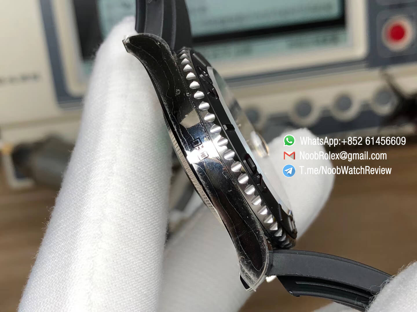 GMF Swiss Watch Replica Manufacturer Rolex Yacht Master 42mm 226659 3D Black Ceramic Bezel on Black Rubber Strap SA3235 04