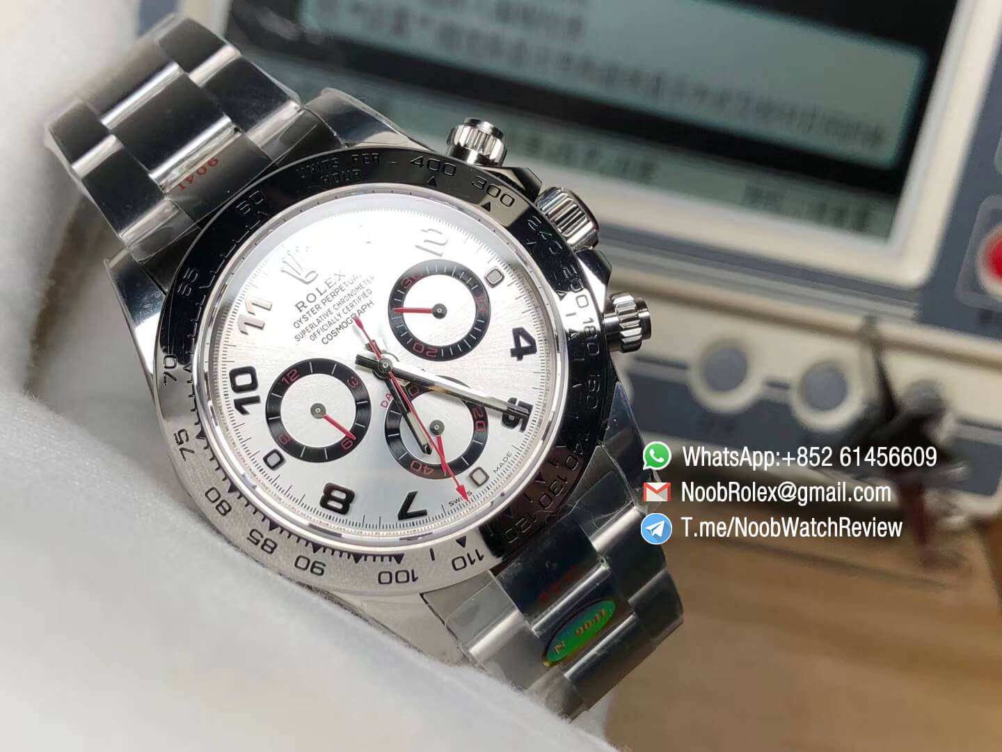 Noob Factory | Daytona 116509 | 904L Steel Case & Bracelet