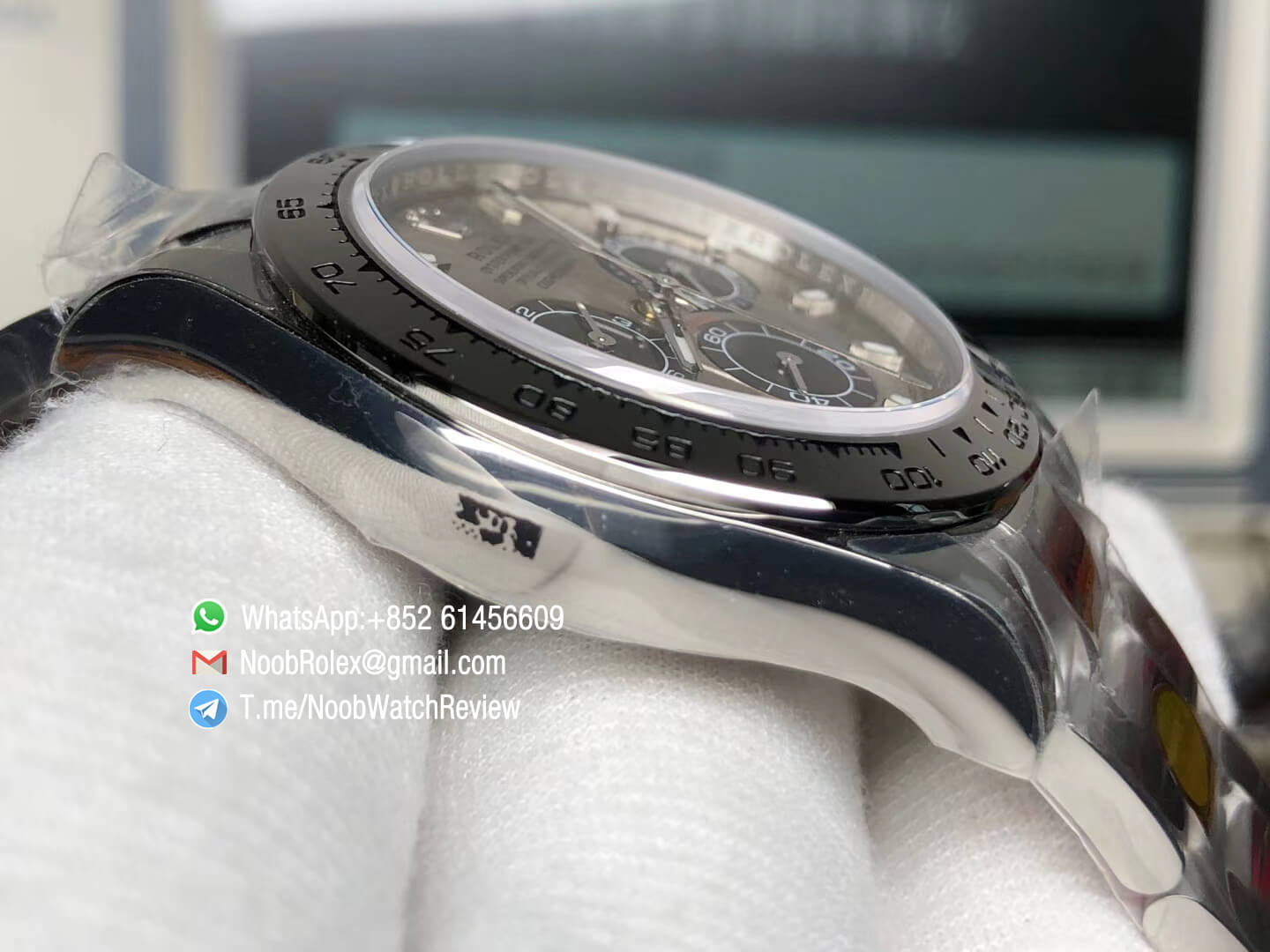Noob Watches | Daytona 116509 Panda | 904L Steel Case