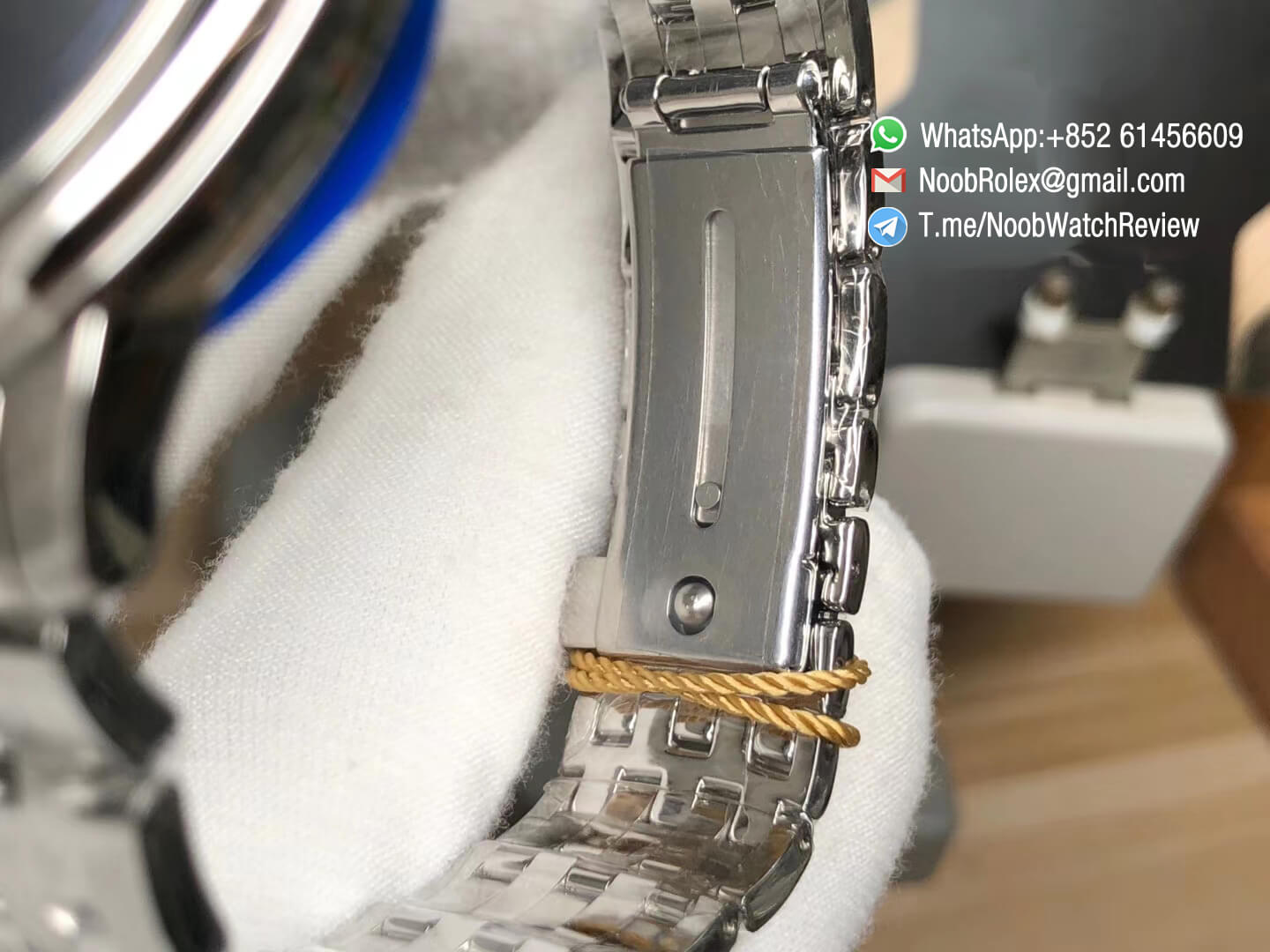 VSF Top Quality Replica Omega De Ville Mens Co Axial 41mm Blue Dial with Roman Markers Steel Case Bracelet A8500 Movement 09