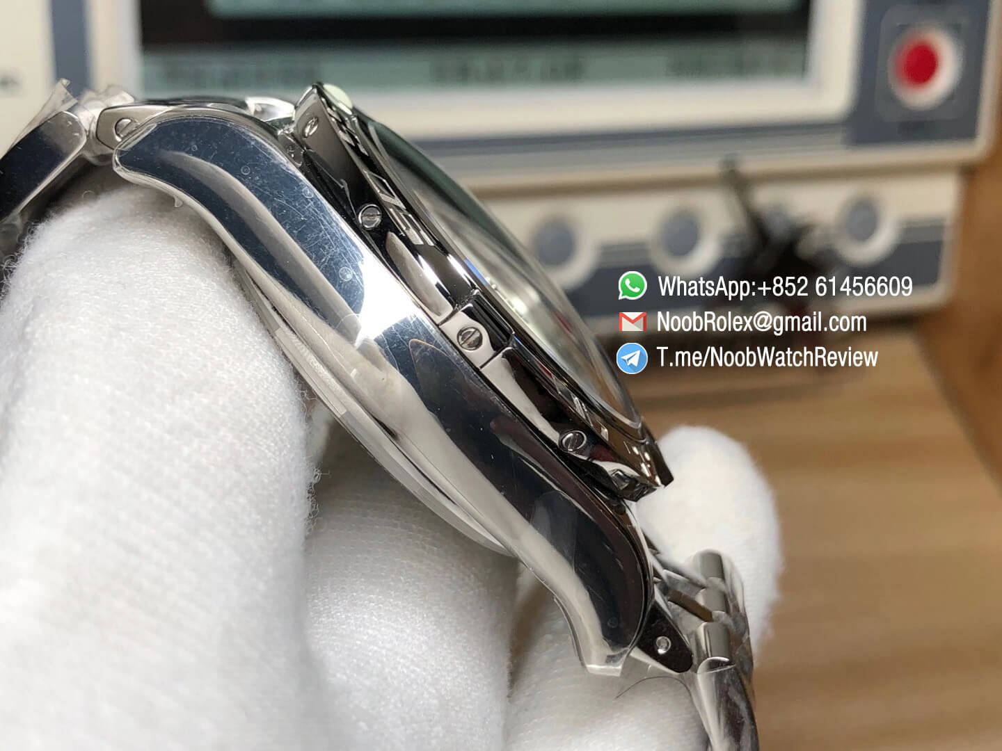 Breitling Chronomat B01 44 Steel Case Bracelet Blue Dial on A7750 Chrono Movement GF High Quality Replica 04