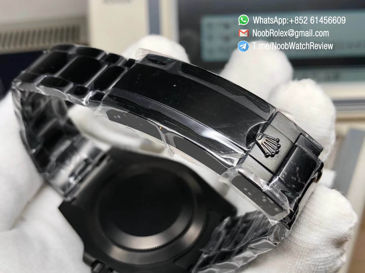 Rolex Submariner Full Black DLC Plated on Soild 316L Steel Case Bracelet Black Bezel Black Dial A2836 High Clone 08