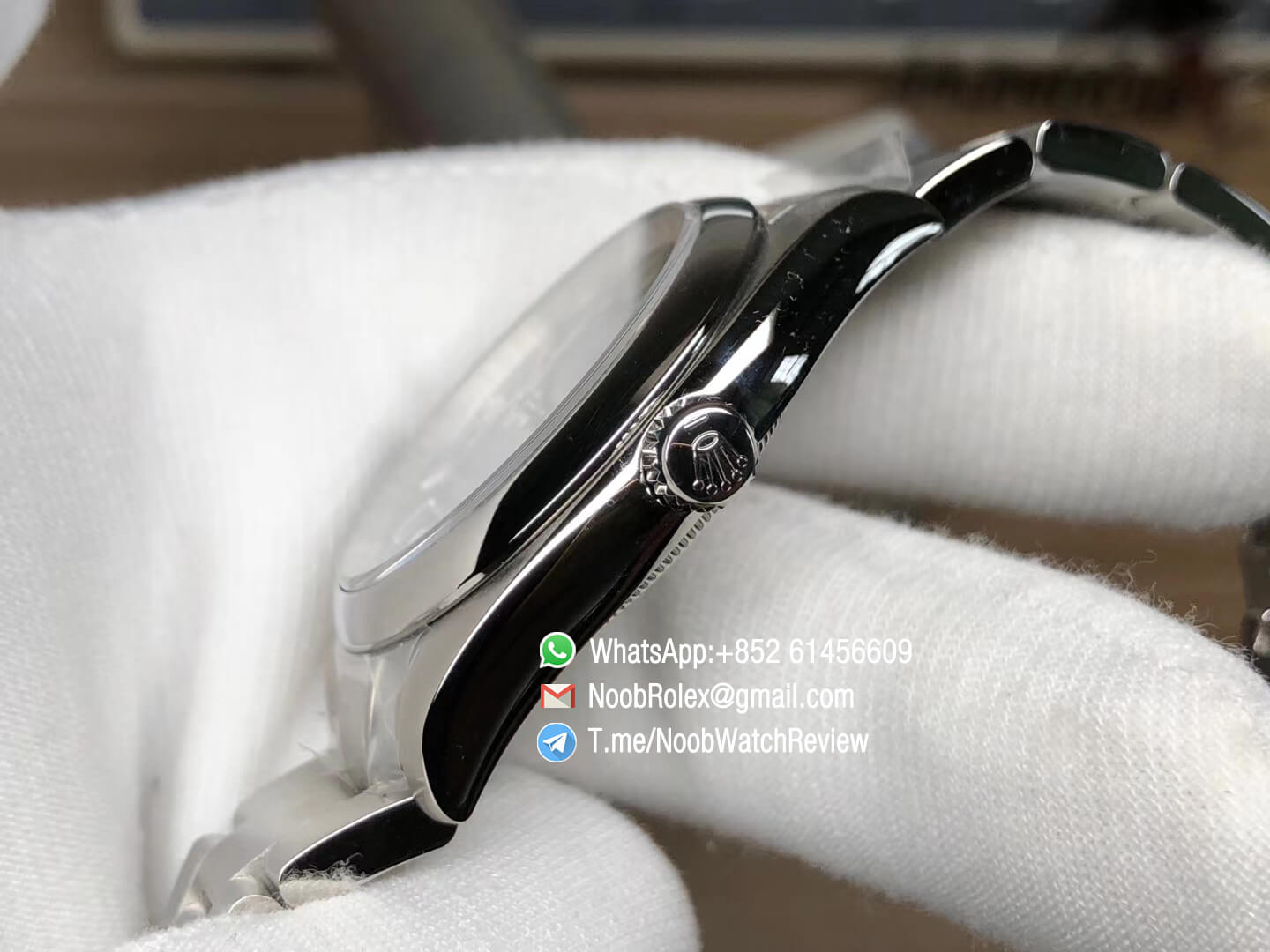 Oyster Perpetual 36mm 116000 Steel Case and Bracelet Black Dial Pink Indexes APT5000 KRF Superclone Unisex Watch 07