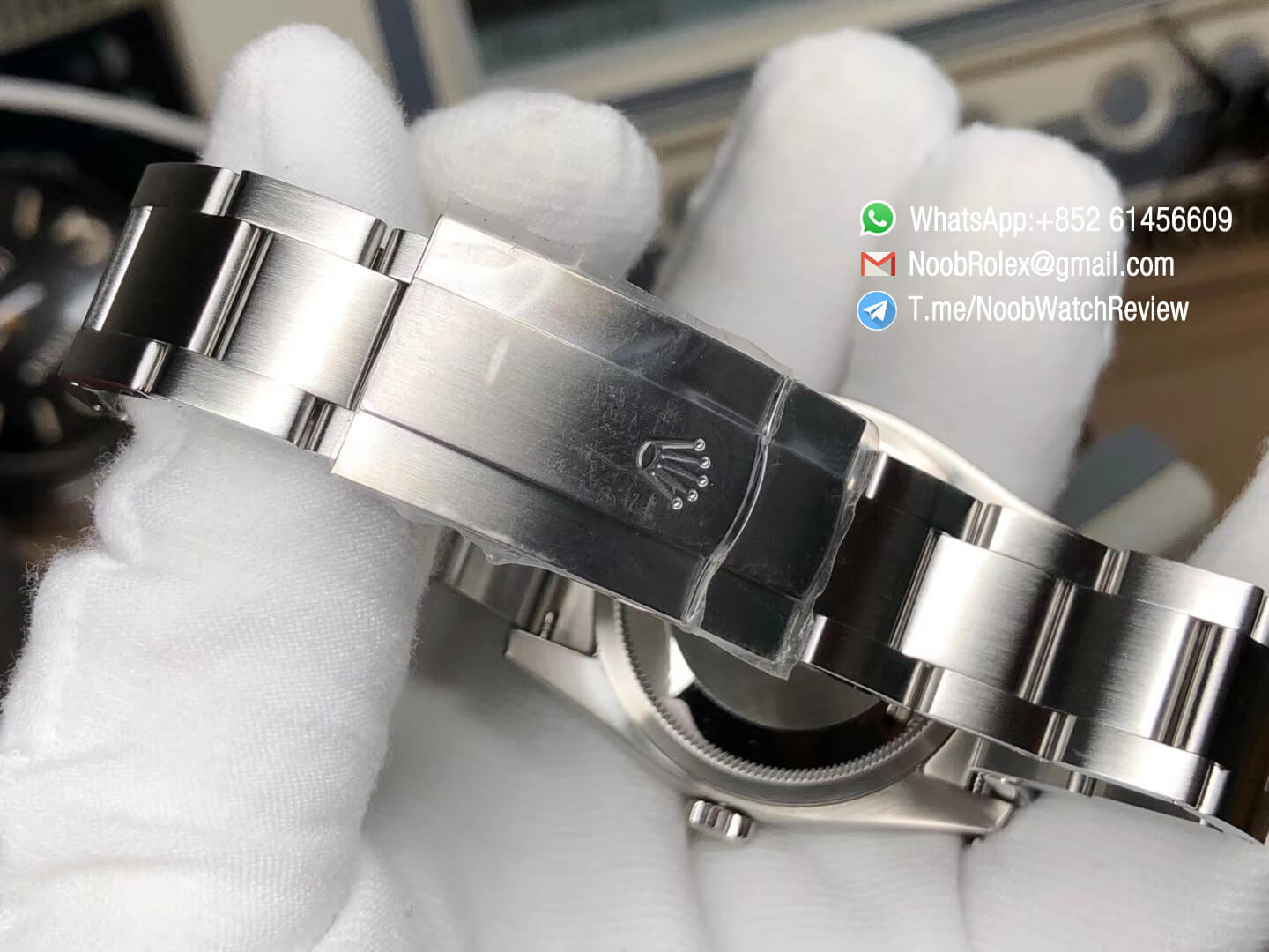 Oyster Perpetual 36mm 116000 Steel Case and Bracelet Black Dial Pink Indexes APT5000 KRF Superclone Unisex Watch 08