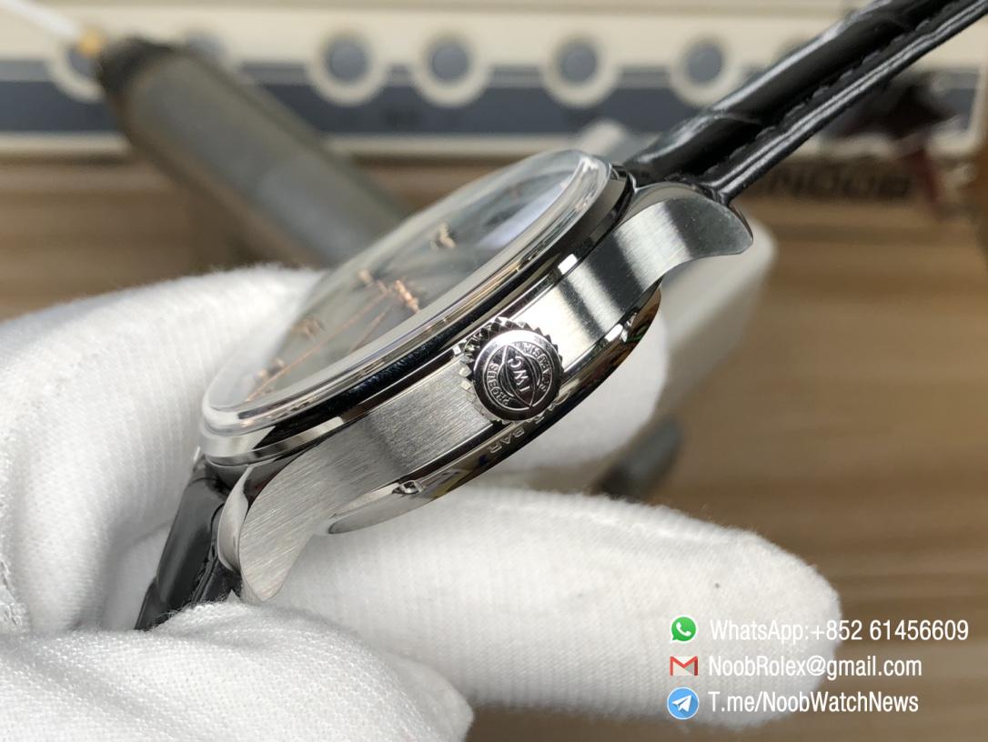 ZF Portuguese Real Power Reserve Real Annual Calendar IW503510 Green Dial A52850 Movement 06